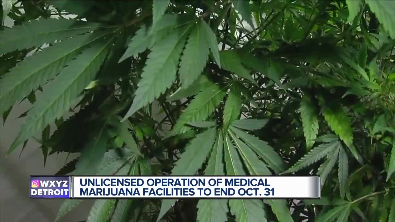 Unlicensed operation of medical marijuana facilities to end Oct. 31 under new rules