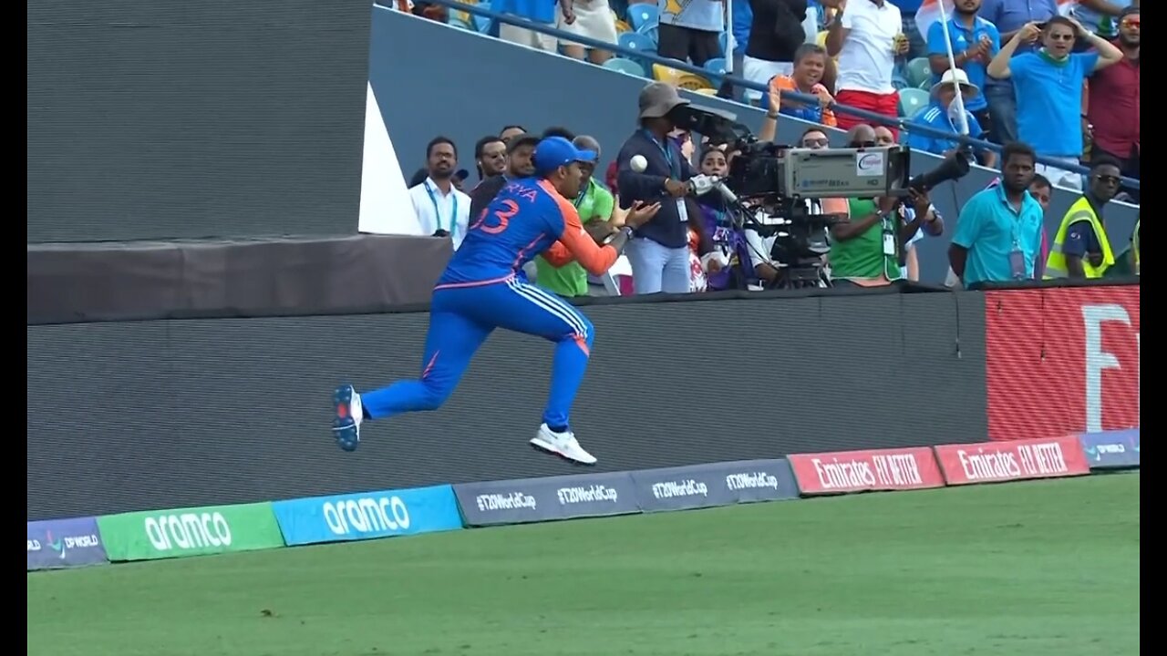 India own T20 World cup.. Surya Kumar Yadav Phenomenal Catch.