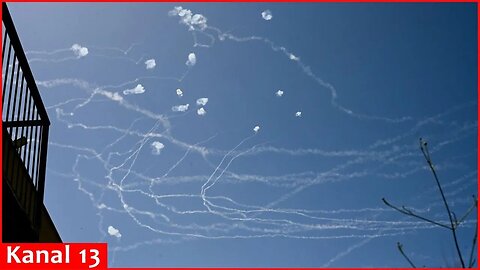 Dozens of rockets intercepted over northern Israel