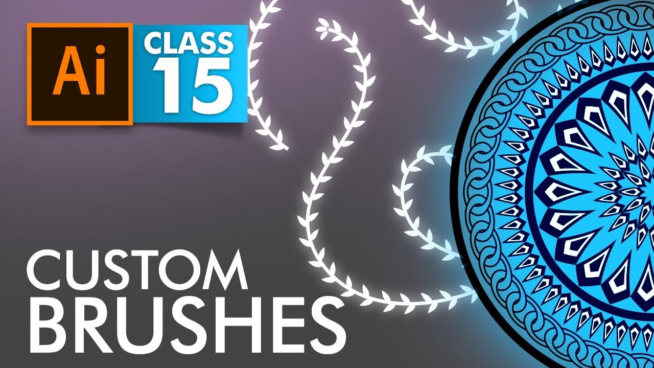 Adobe Illustrator - Custom Brushes - Class 15 - Urdu / Hindi