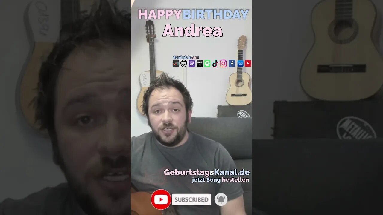 Happy Birthday Andrea || Happy Birthday to You Andrea #shorts