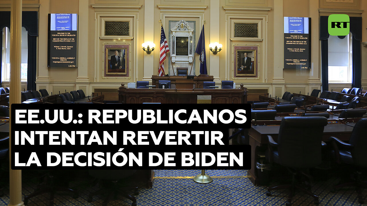 Republicanos de EE.UU. intentan revertir la decisión de Biden