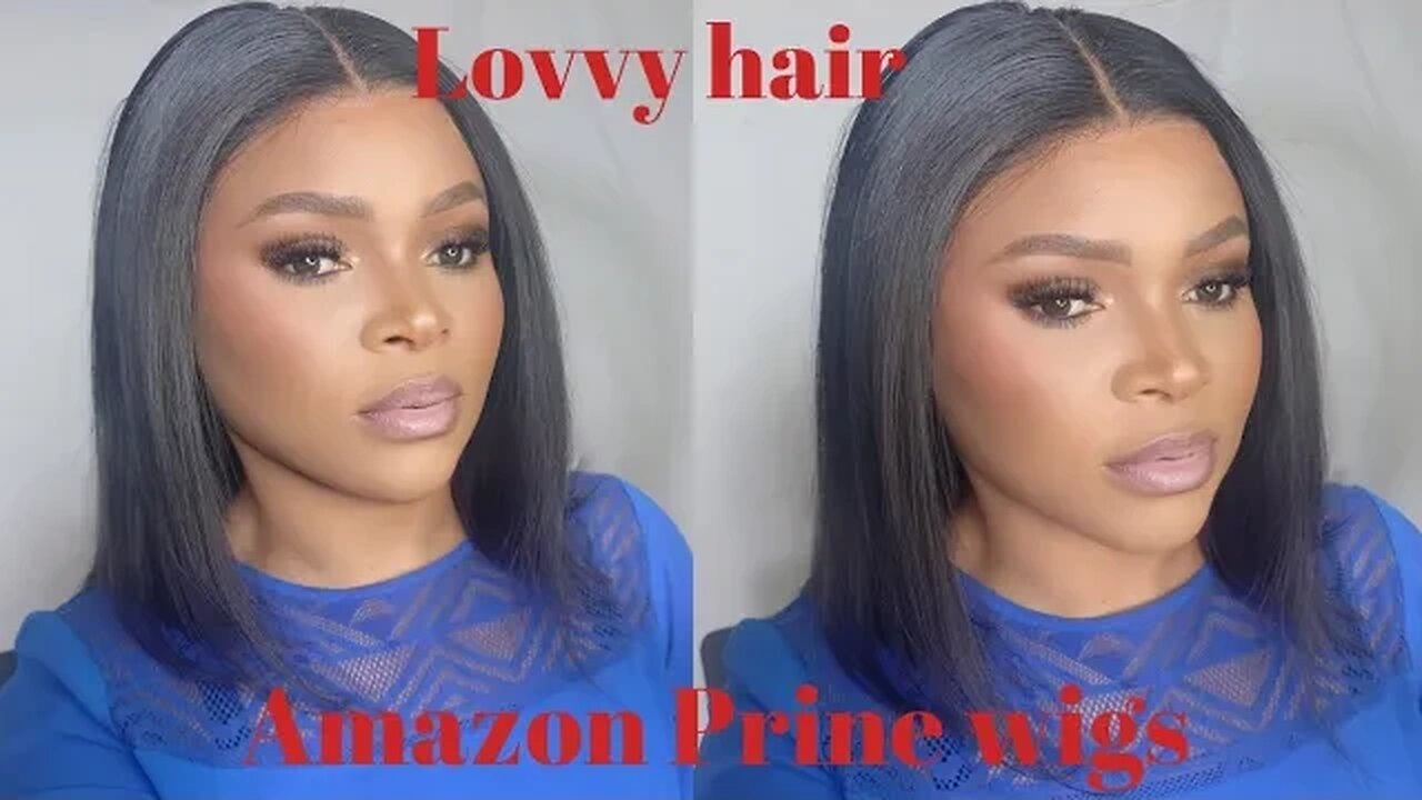 Amazing super affordable amazon bob wig Ft lovvy hair Amazon