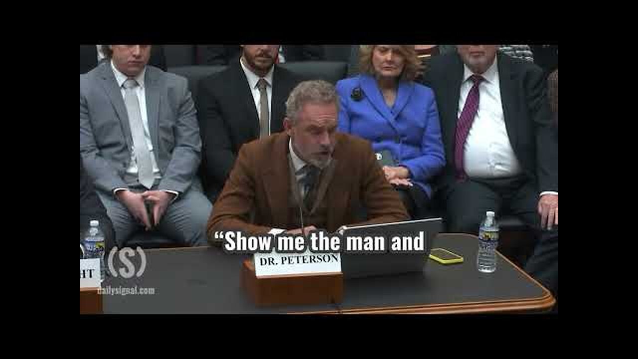 Jordan Peterson’s Full Testimony Before Congress