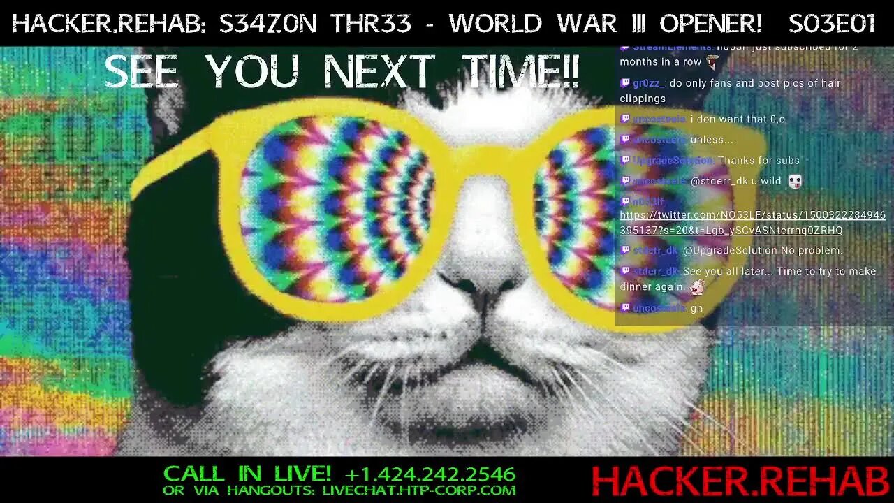 HACKER.REHAB: S34Z0N THR33 - WORLD WAR III KICK OFF!! [S03E01]