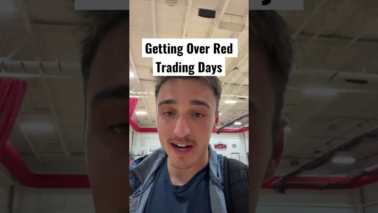 How To Get Over Red Trading Days #daytrading #howtodaytrade #stocks #shorts