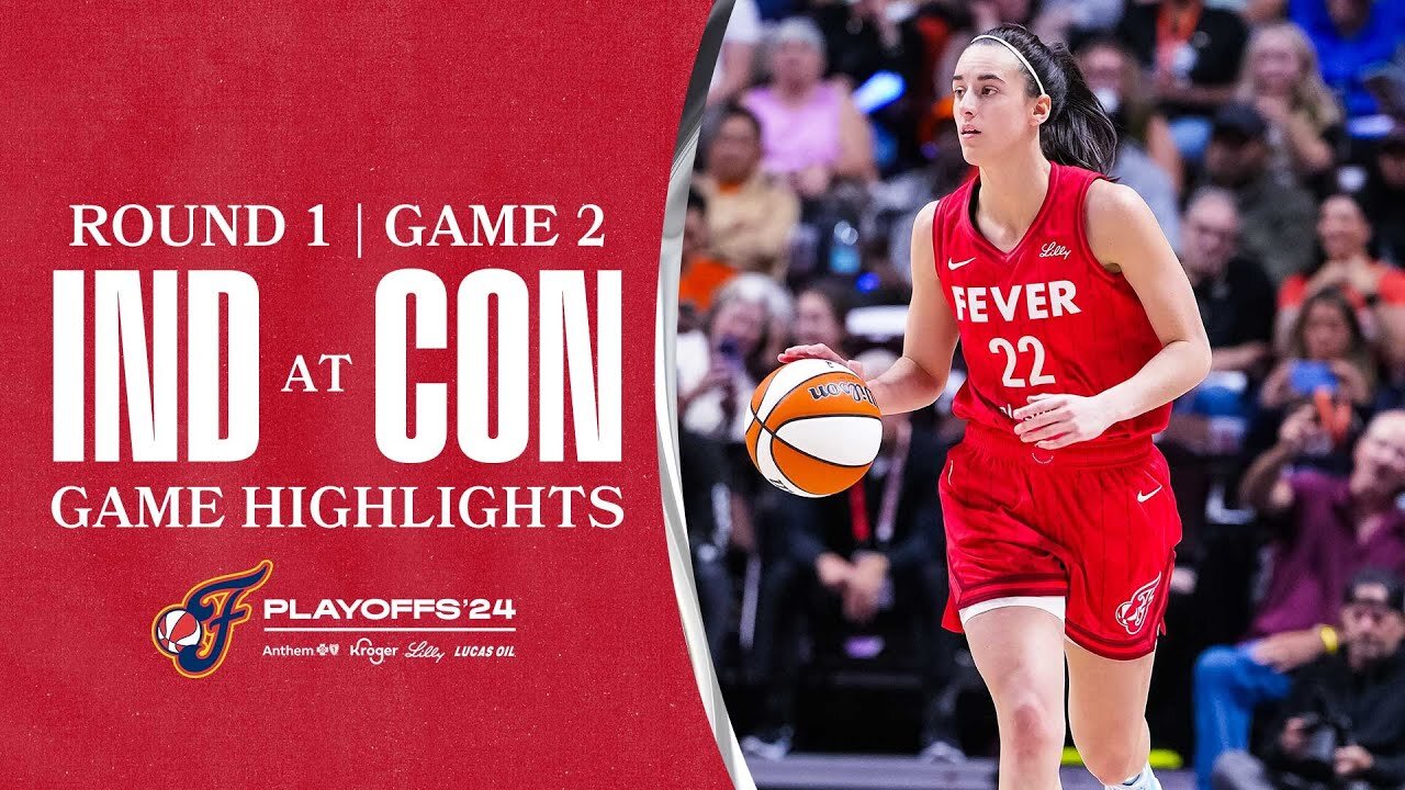 Indiana Fever Highlights at Connecticut Sun (Game 2)