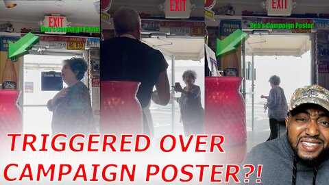 Entitled Democrat FREAKS OUT At Restaurant Owner Over Campaign Poster Supporting Republican Opponent