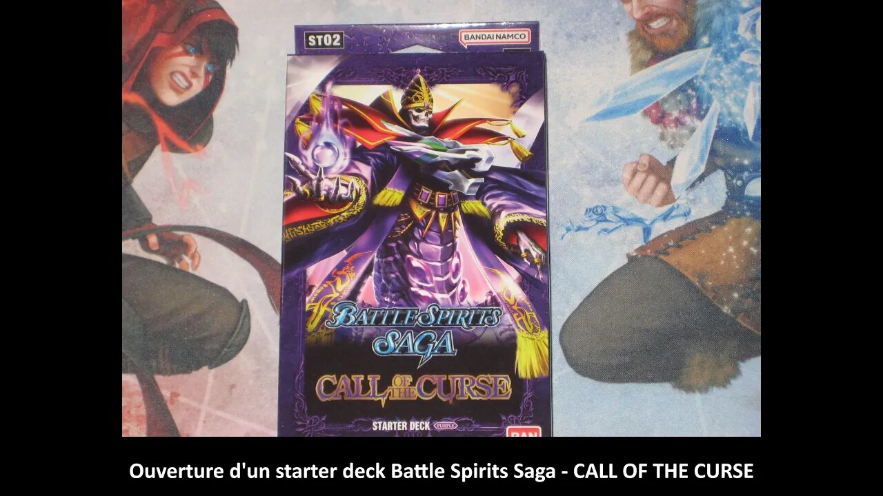 #tcg Ouverture d'un starter deck Battle Spirits Saga - CALL OF THE CURSE