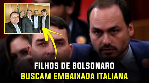 Bolsonaro e seus filhos irão deixar o país? - Filhos de Bolsonaro pedem cidadania italiana