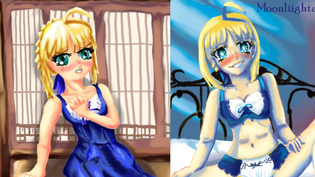 Fate/Lingerie: Double Artoria Edition Speedpaint