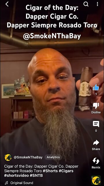 Cigar of the Day: Dapper Cigar Co. Dapper Siempre Rosado Toro #Shorts #Cigars #shortsvideo #SNTB