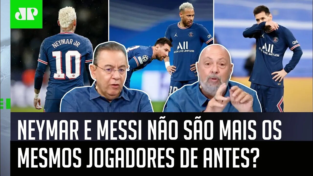 "É SÉRIO! O que PREOCUPA vendo o Neymar e o Messi jogar é..." Veja DEBATE após Real Madrid 3 x 1 PSG