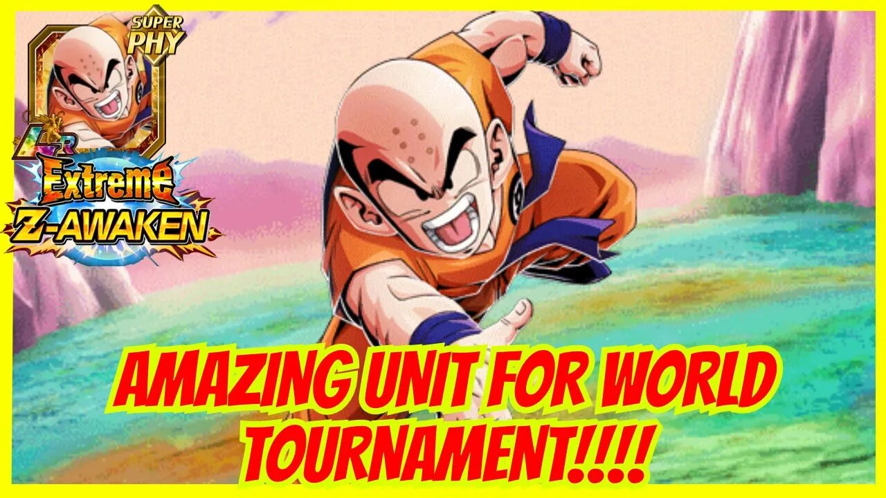 AMAZING UNIT........FOR WORLD TOURNAMENT | PRIME BATTLE KRILLIN EZA SHOWCASE | DBZ DOKKAN BATTLE #64