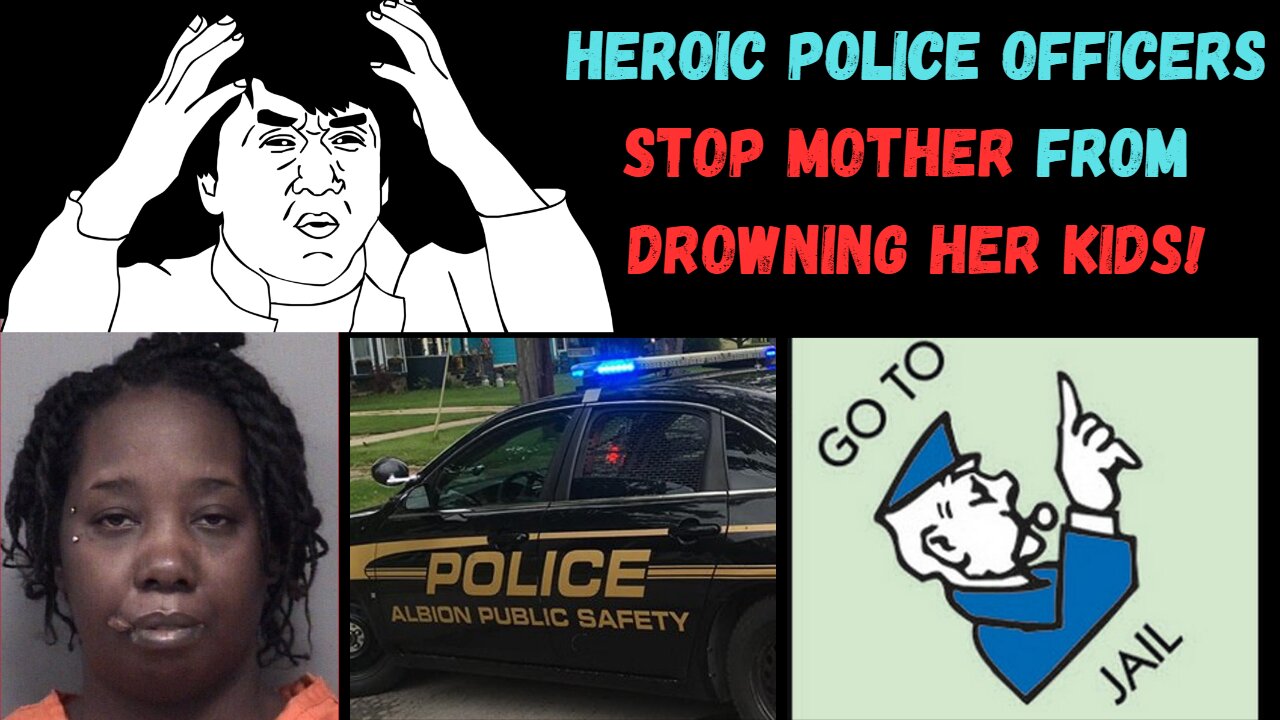 Mother Stabs & Tries to drown her 2yr Old Baby! If it wasn't for 2 Heroic Cops!