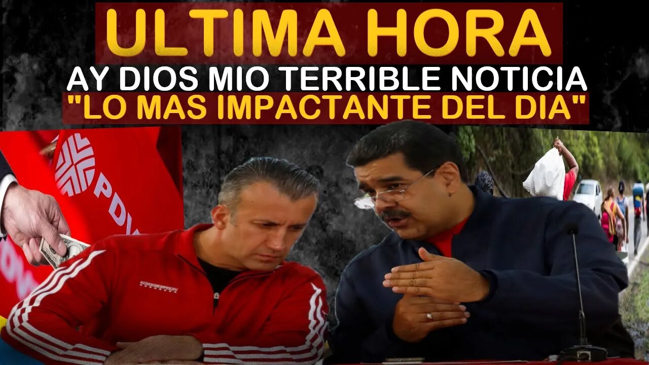 🔴SUCEDIO HOY! URGENTE HACE UNAS HORAS! MIRALO ANTES QUE LO BORREN - NOTICIAS VENEZUELA HOY