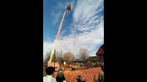 Fall Festival pumpkin drop