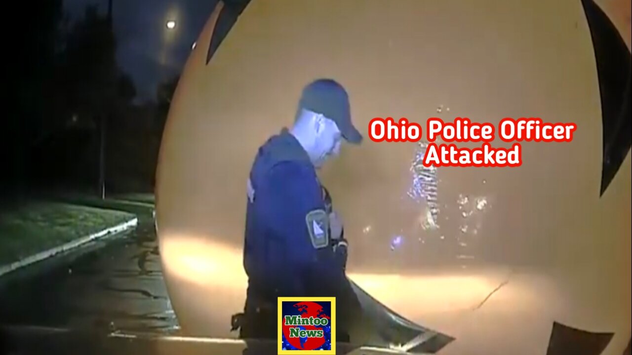 Ohio police officer ‘attacked’ by inflatable pumpkin