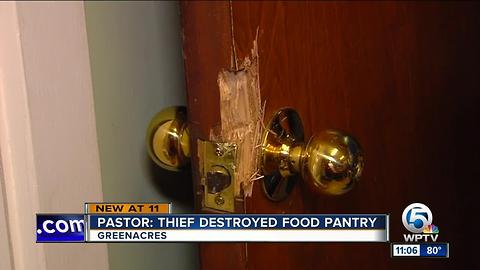 Church burglary puts food pantry at risk