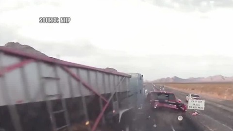 Nevada Highway Patrol releases video from US 93 crash