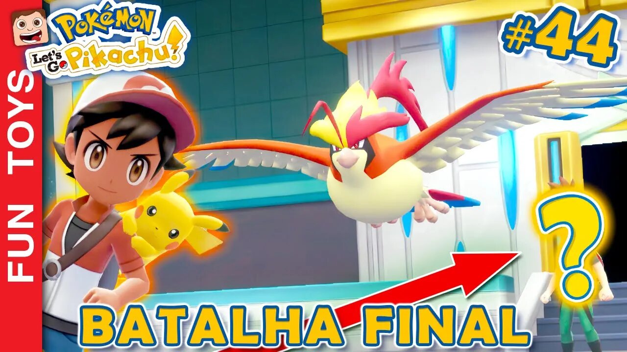 Pokémon: Let's Go #44 ⚡️ A BATALHA FINAL DO JOGO! Chegamos no FINAL! Quem será o OPONENTE FINAL?