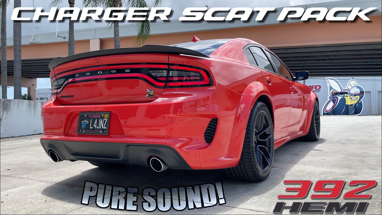 Charger Scat Pack Widebody PURE EXHAUST (ASMR) | PURE 392 6.4L V8 HEMI SOUNDS!