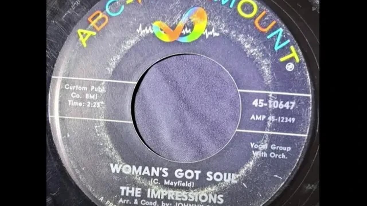 The Impressions, Johnny Pate – Woman's Got Soul