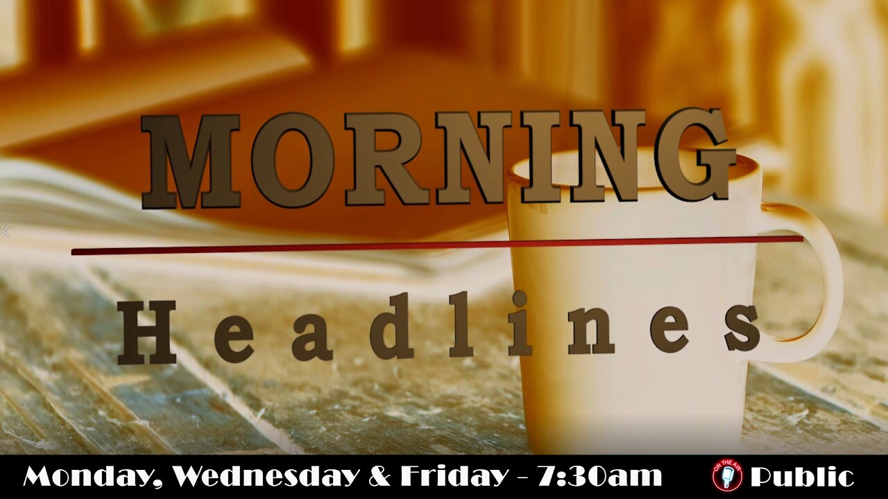 Morning Headlines - How long before their master becomes your master?