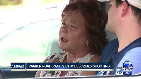 Parker road rage victim describes shooting