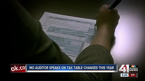 Missouri auditor speaks on tax table changes this year