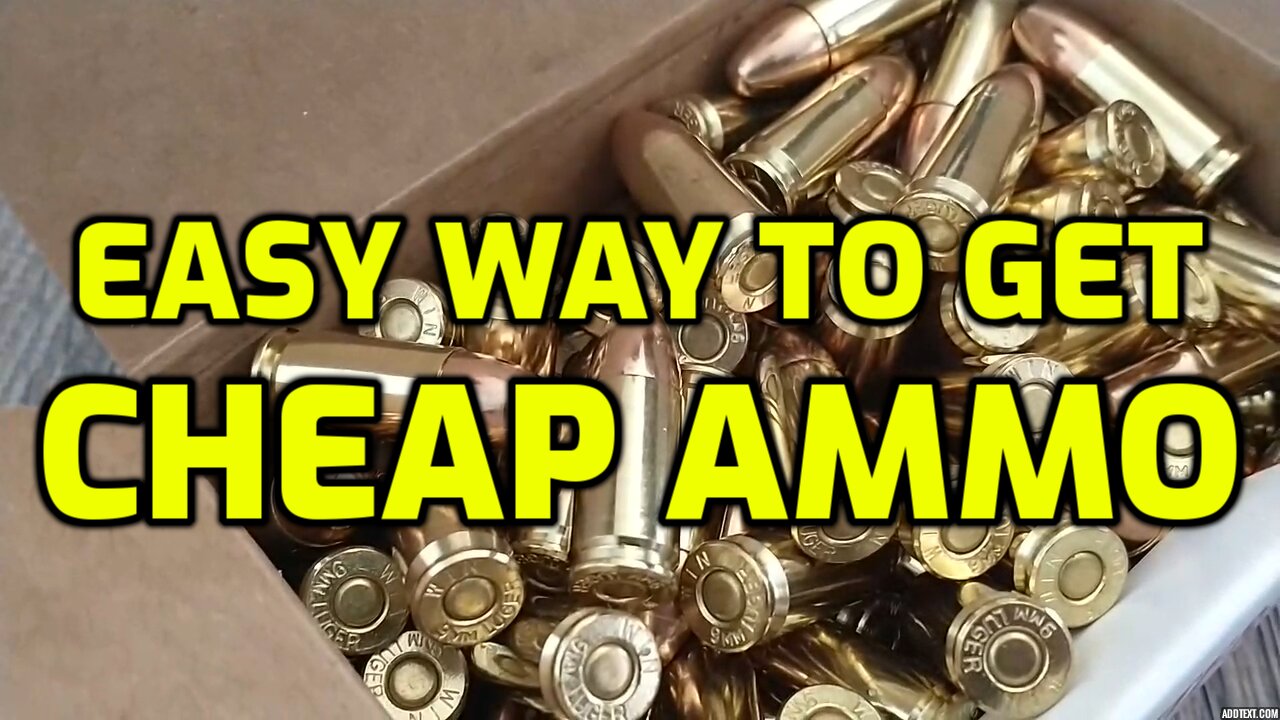 Easy way to get cheap ammo [2 options]