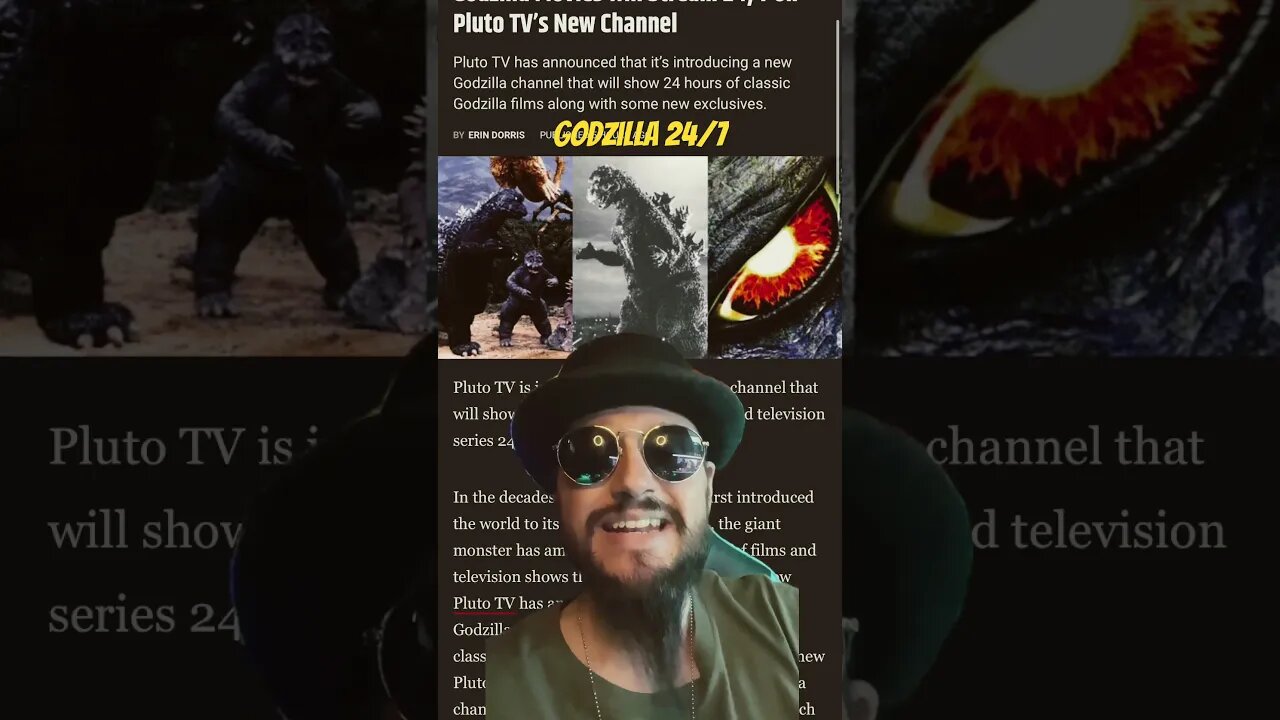 Godzilla Is Coming To Pluto TV