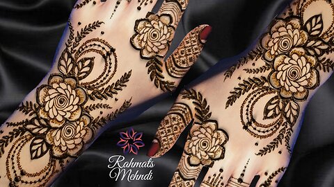 Very beautiful mehndi design | easy henna design