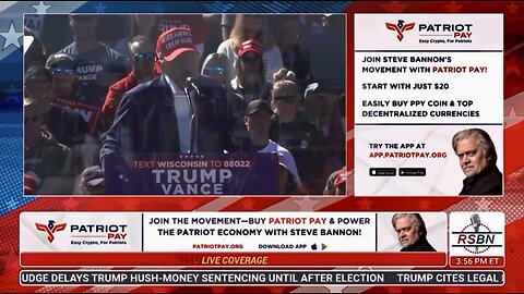 PRESIDENT TRUMP & STEVE BANNON! BOTH HAVE A MESSAGE FOR YOU 🦅