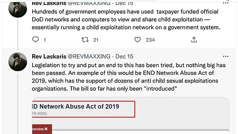 🟨 美國政府是全世界最大的兒童性剝削庇護所和傳播者之一