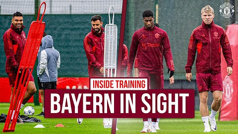 United Train Ahead Of Bayern Munich In The UCL ⚽️ - INSIDE TRAINING_