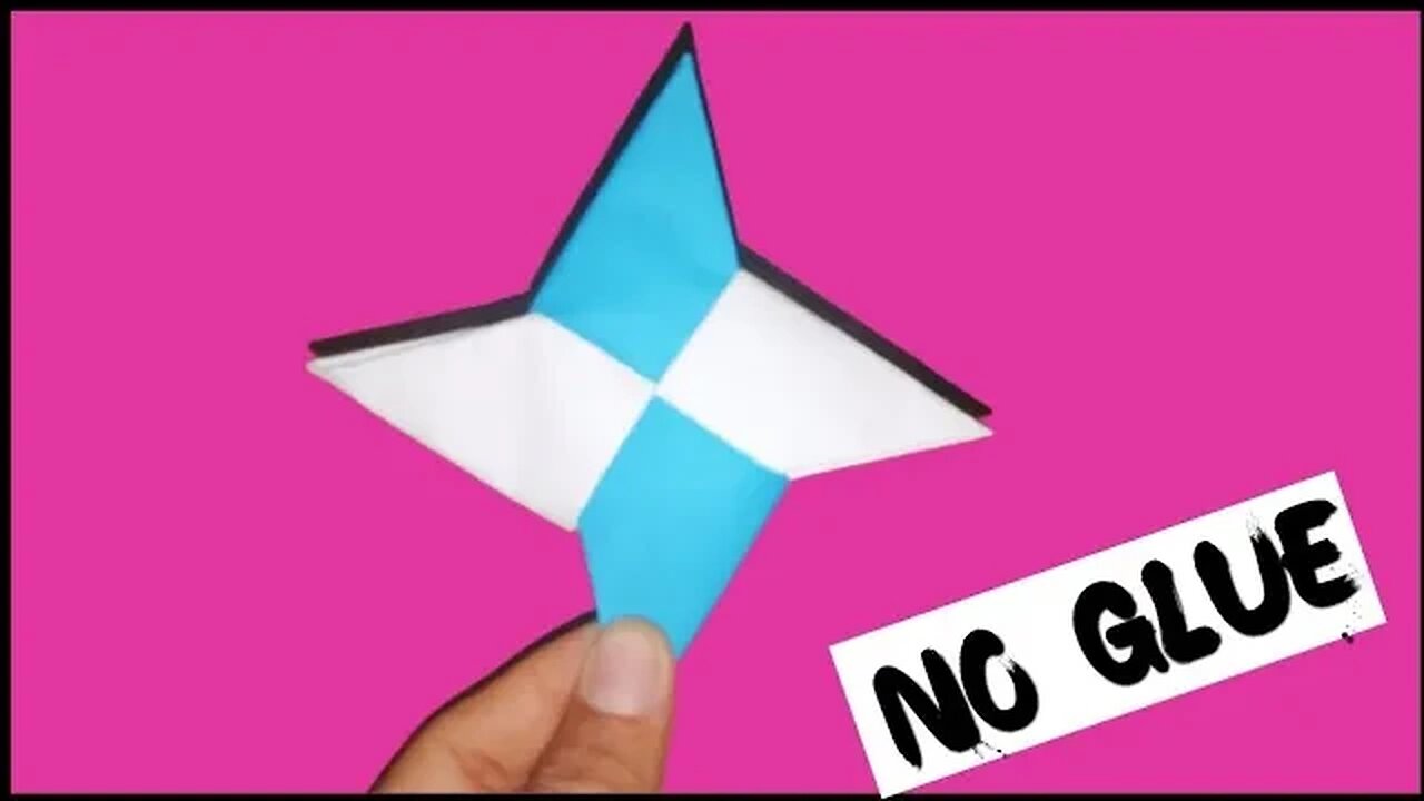 How To Make A Paper Ninja Star (shuriken) - Origami | Eira's Tube