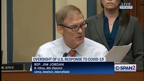 Jim Jordan Questions Fauci