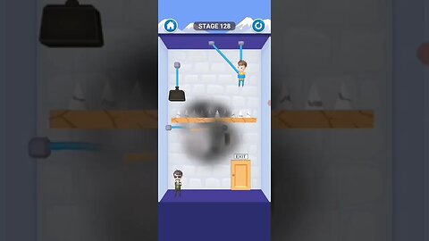 rescue cut rope puzzle 😎 #shorts