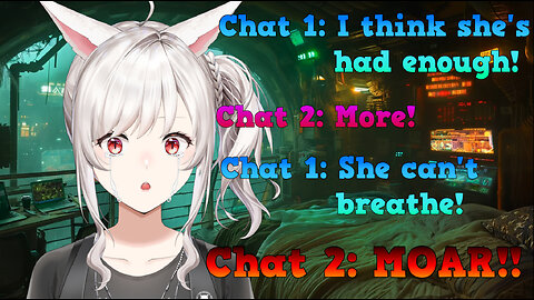 Chat calls in a MILITARY BOMBARDMENT on helpless anime cat girl!!