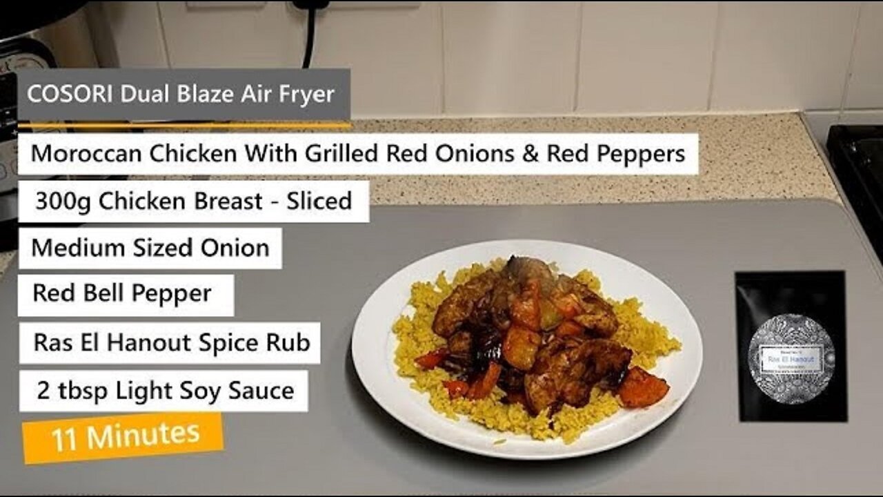 Moroccan Chicken | CORSORI Dual Blaze Air Fryer | Quick ‘Easy4One’ meals