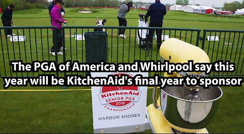 The PGA of America and Whirlpool say this year will be KitchenAid's final year to sponsor