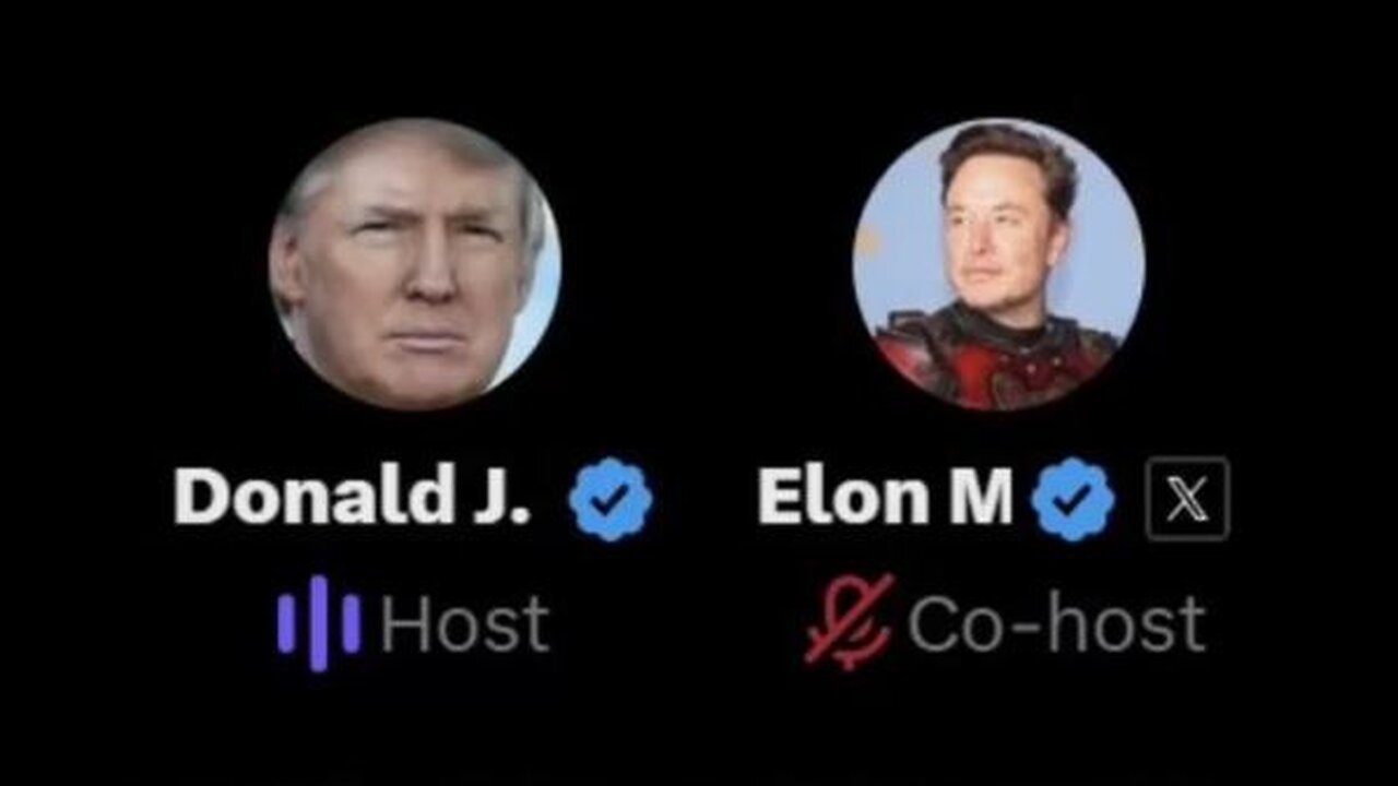 Complete Donald Trump - Elon Musk Conversation (Source: Elon X account)