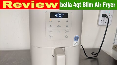 bella 4qt Slim Air Fryer Review