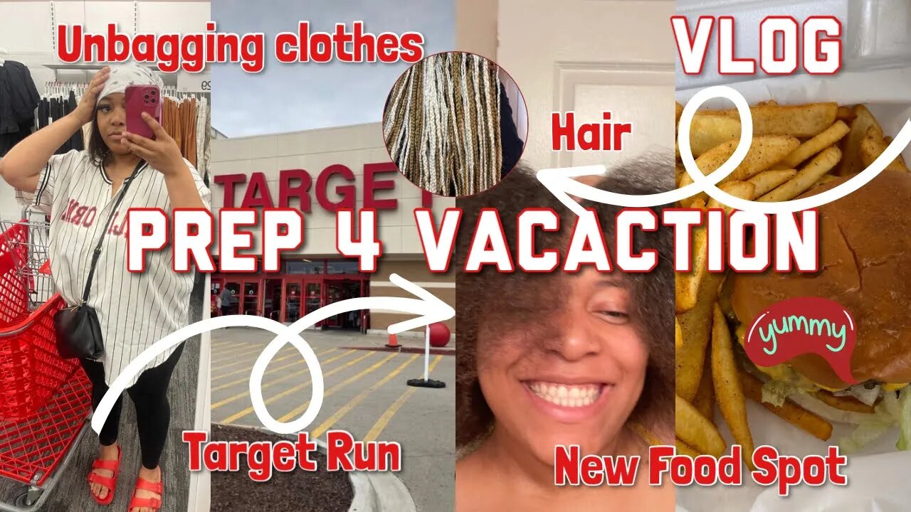 Prep With Me 4 Vacation VLOG: Un-bagging Vacay Clothes, Hair, New Food Spot, Target, Shein & MORE!!!