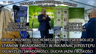 DROGA ROZWOJU DUCHOWEGO W PROCESIE EWOLUCJI I STANÓW ŚWIADOMOŚCI W INKARNACJI ROZWOJU DUSZY -TV NFO