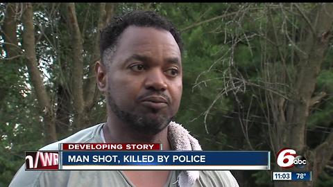 Man shot, killed by police