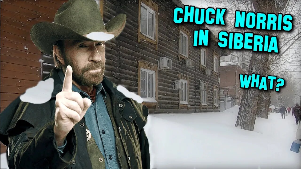 Chuck Norris in Siberian advertising