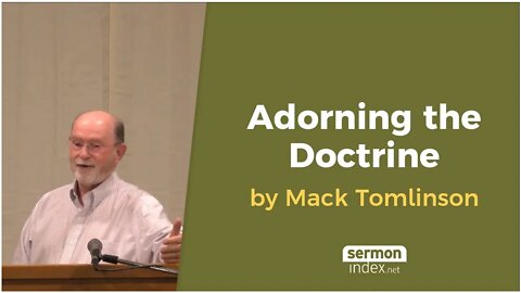 Adorning the Doctrine by Mack Tomlinson