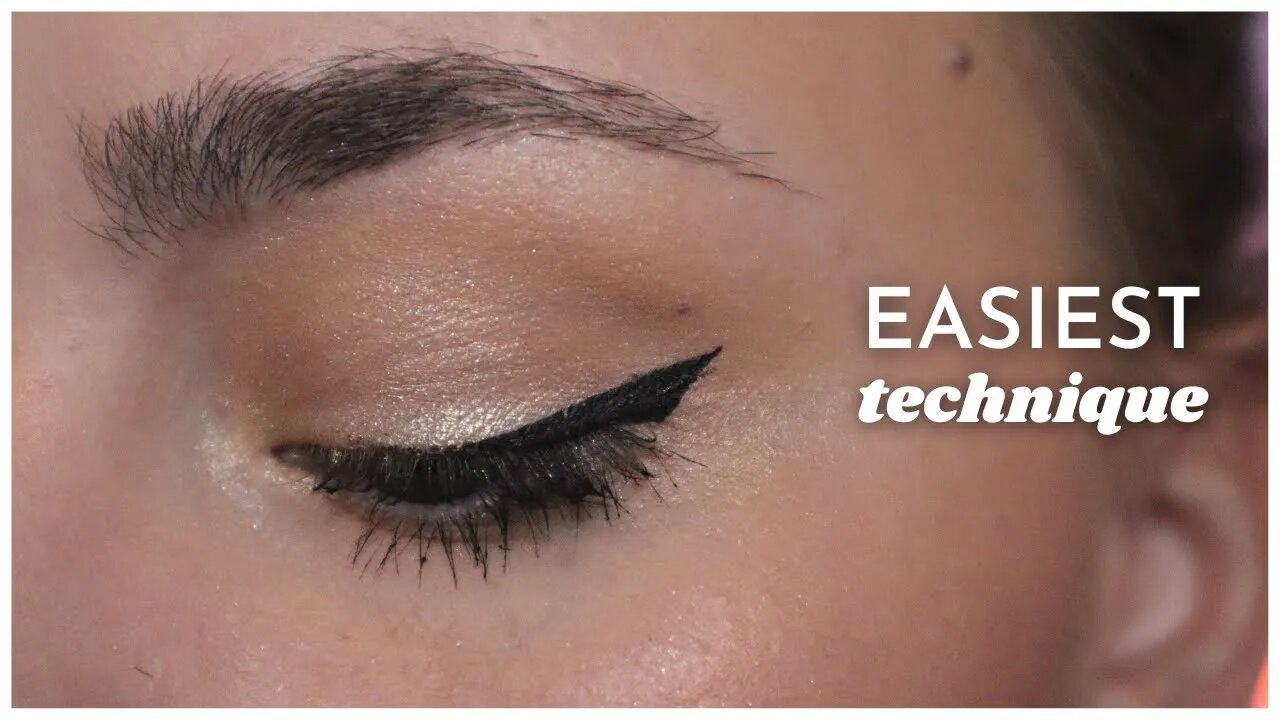 EASIEST WINGED EYELINER | How To Use Liquid Eyeliner For PERFECT Wings